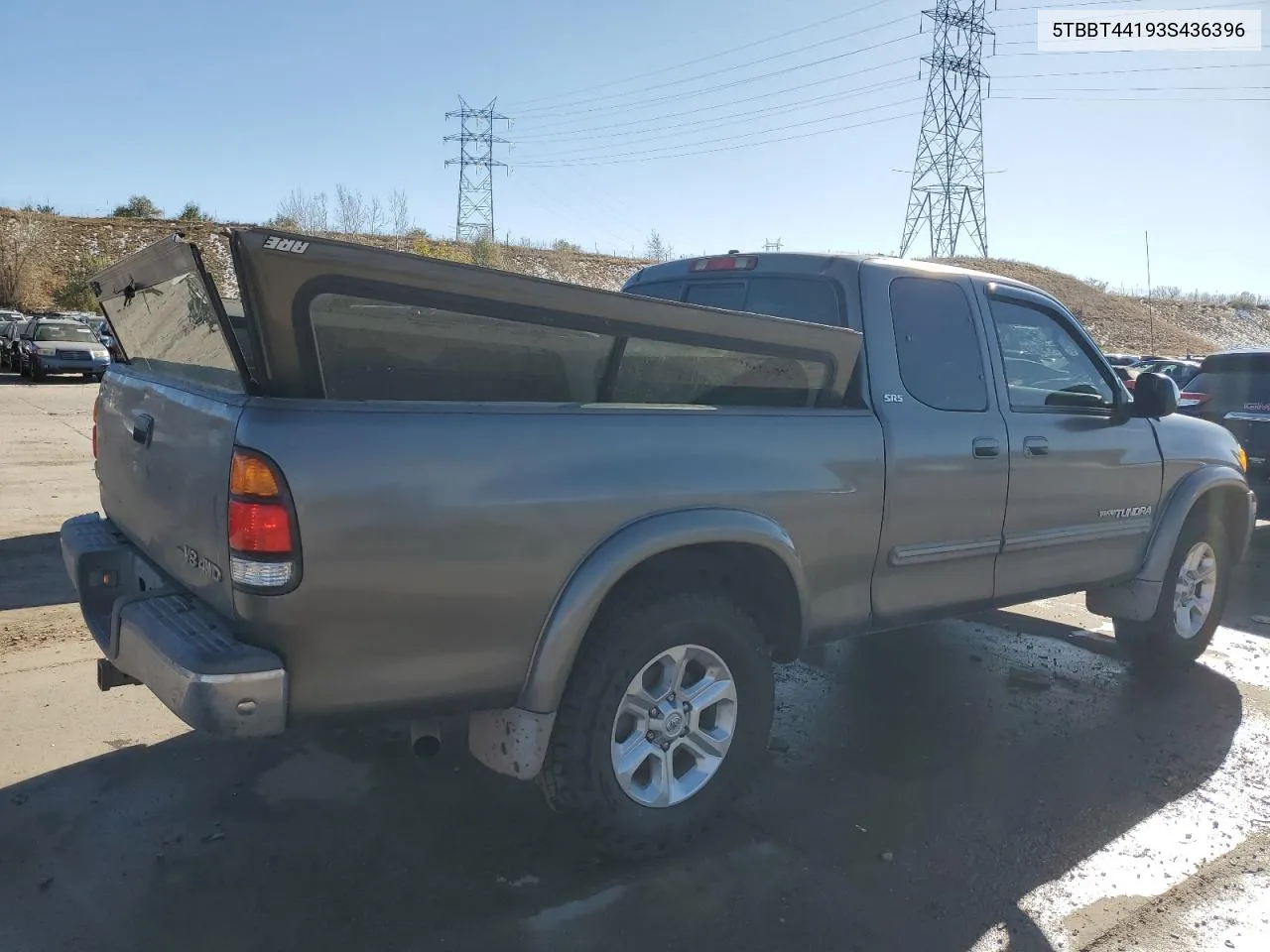 2003 Toyota Tundra Access Cab Sr5 VIN: 5TBBT44193S436396 Lot: 80547054