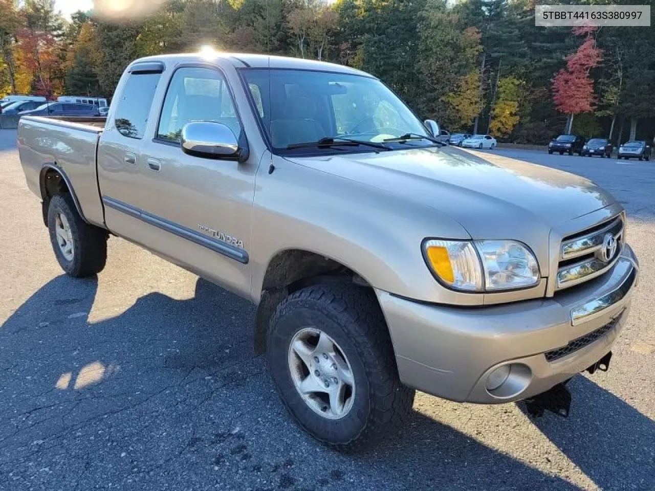 2003 Toyota Tundra Access Cab Sr5 VIN: 5TBBT44163S380997 Lot: 80555214