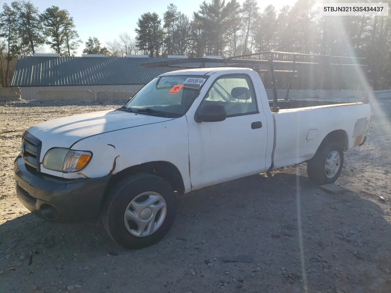 2003 Toyota Tundra VIN: 5TBJN32153S434437 Lot: 80859614