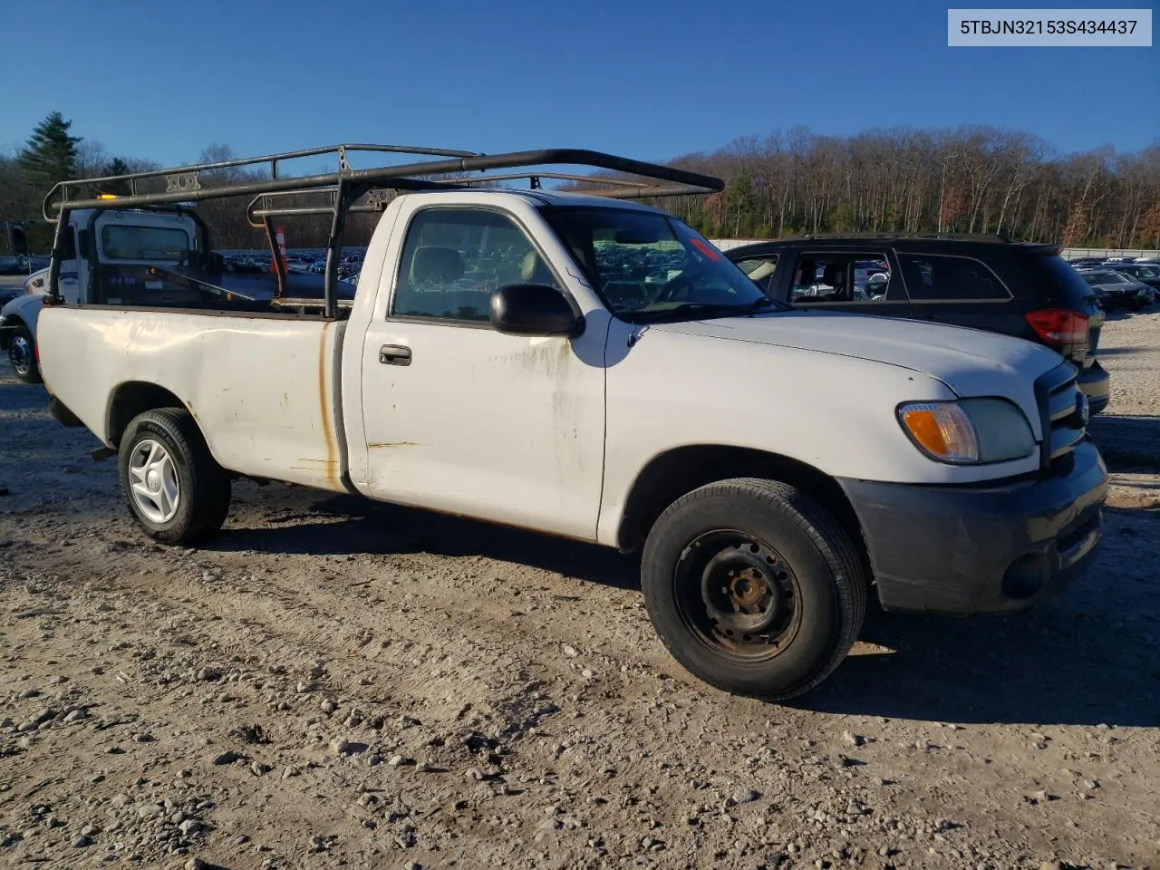 2003 Toyota Tundra VIN: 5TBJN32153S434437 Lot: 80859614