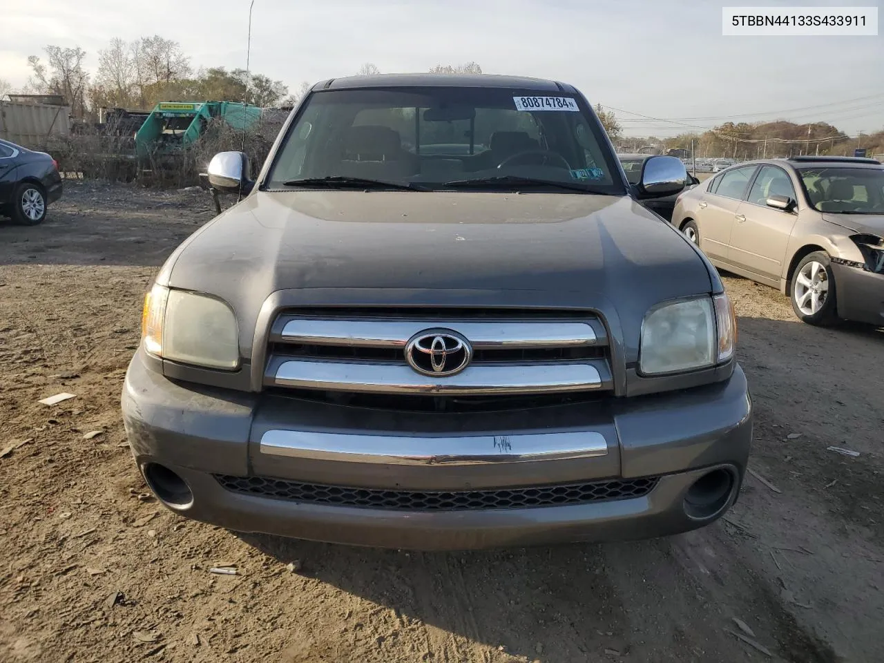 2003 Toyota Tundra Access Cab Sr5 VIN: 5TBBN44133S433911 Lot: 80874784