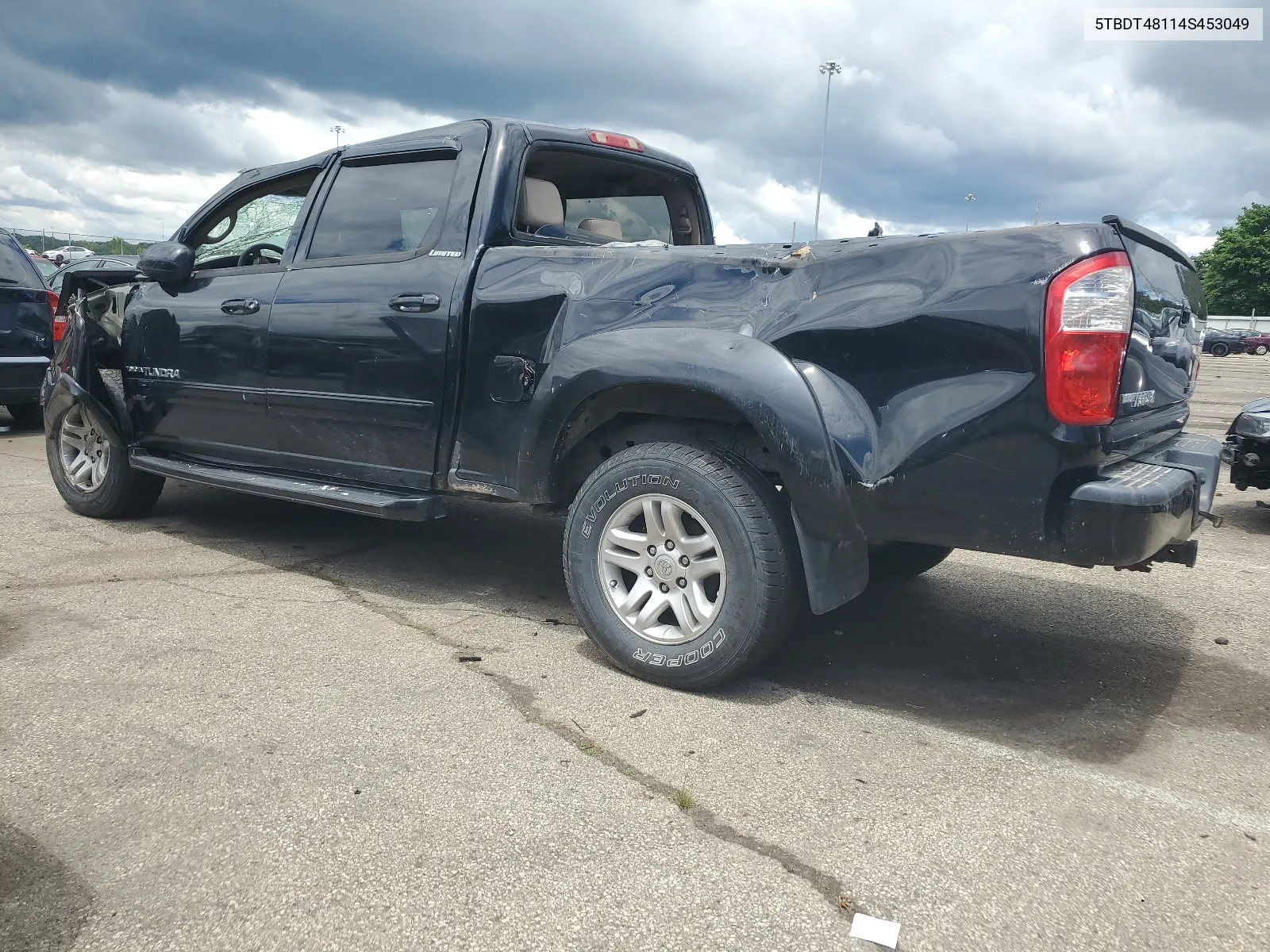 2004 Toyota Tundra Double Cab Limited VIN: 5TBDT48114S453049 Lot: 56946224