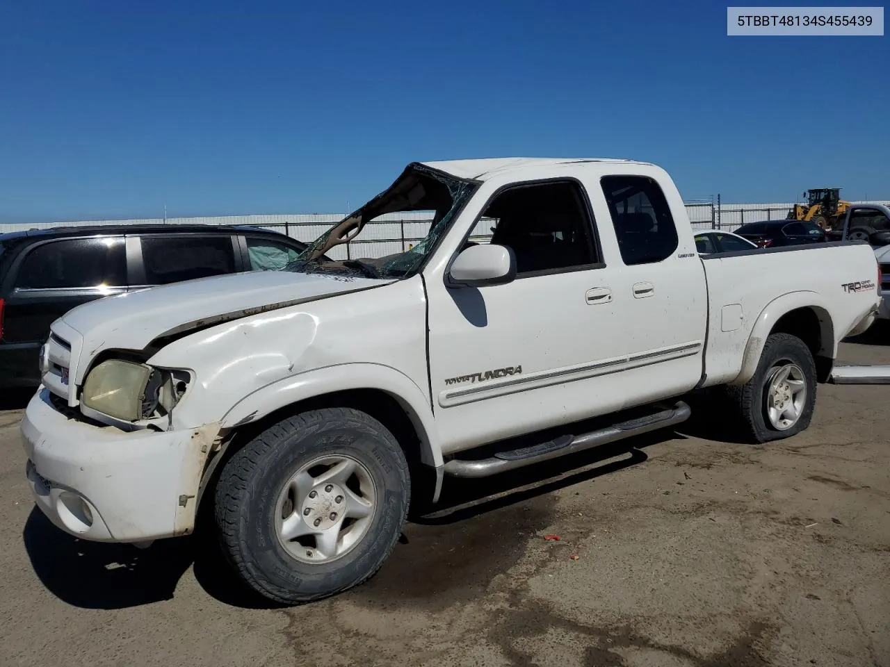 2004 Toyota Tundra Access Cab Limited VIN: 5TBBT48134S455439 Lot: 61274234