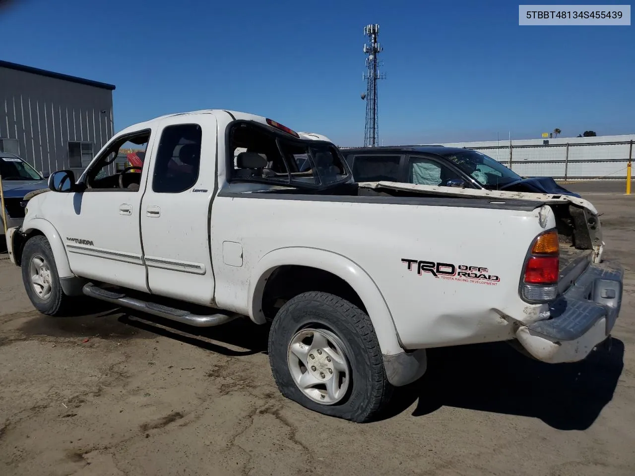 2004 Toyota Tundra Access Cab Limited VIN: 5TBBT48134S455439 Lot: 61274234