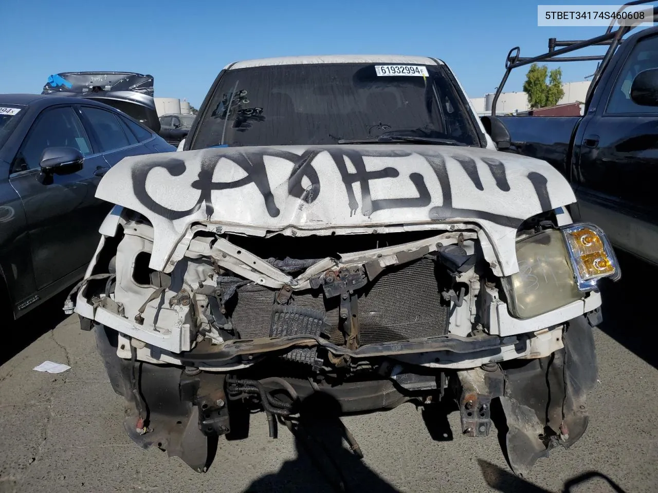 2004 Toyota Tundra Double Cab Sr5 VIN: 5TBET34174S460608 Lot: 61932994