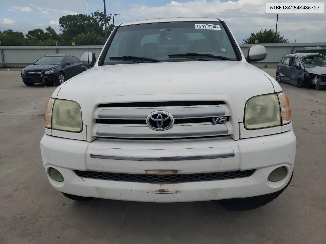 2004 Toyota Tundra Double Cab Sr5 VIN: 5TBET34154S436727 Lot: 62127994