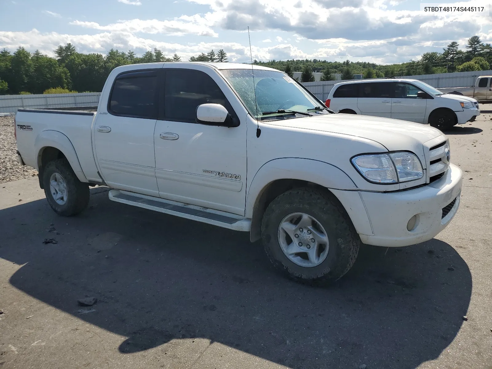 5TBDT48174S445117 2004 Toyota Tundra Double Cab Limited