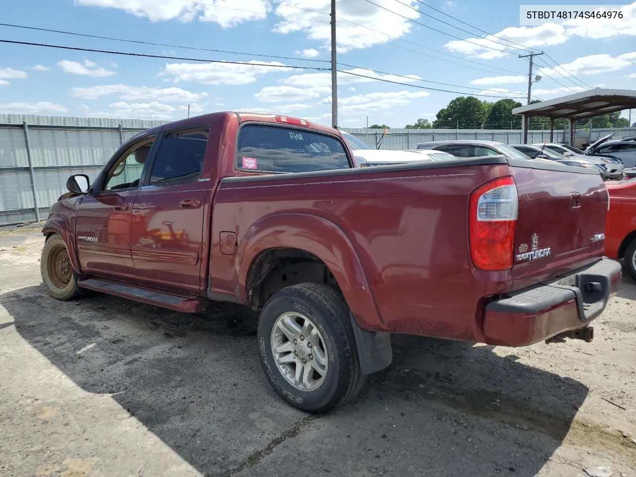 2004 Toyota Tundra Double Cab Limited VIN: 5TBDT48174S464976 Lot: 63929904