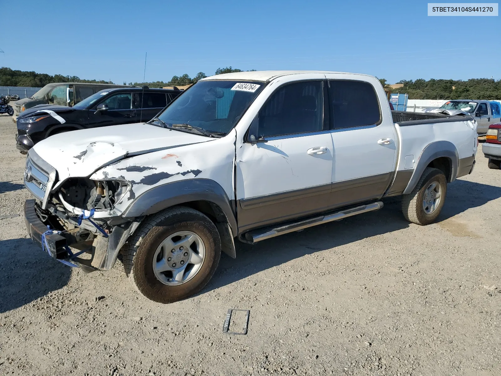 2004 Toyota Tundra Double Cab Sr5 VIN: 5TBET34104S441270 Lot: 64634764