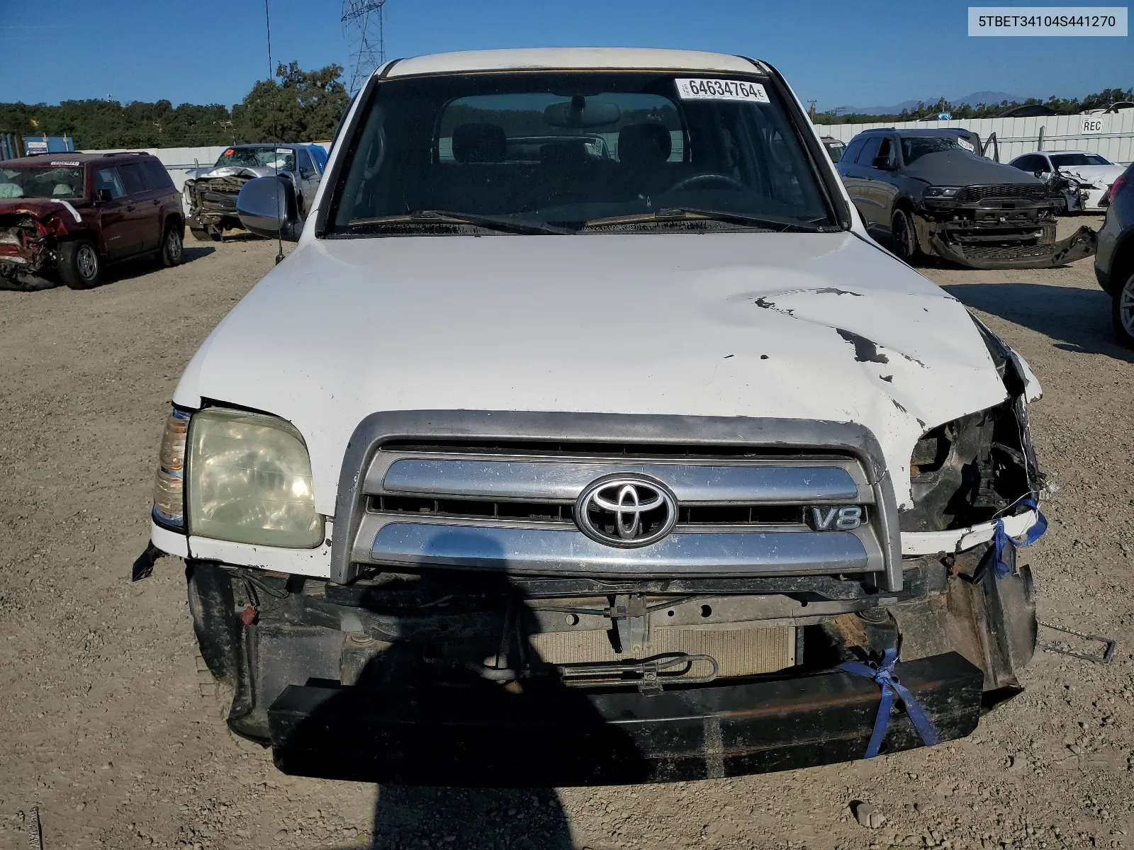 2004 Toyota Tundra Double Cab Sr5 VIN: 5TBET34104S441270 Lot: 64634764