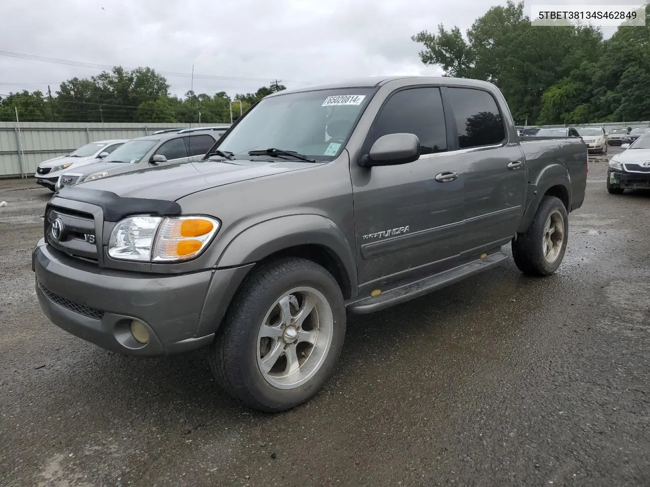 2004 Toyota Tundra Double Cab Limited VIN: 5TBET38134S462849 Lot: 65020814