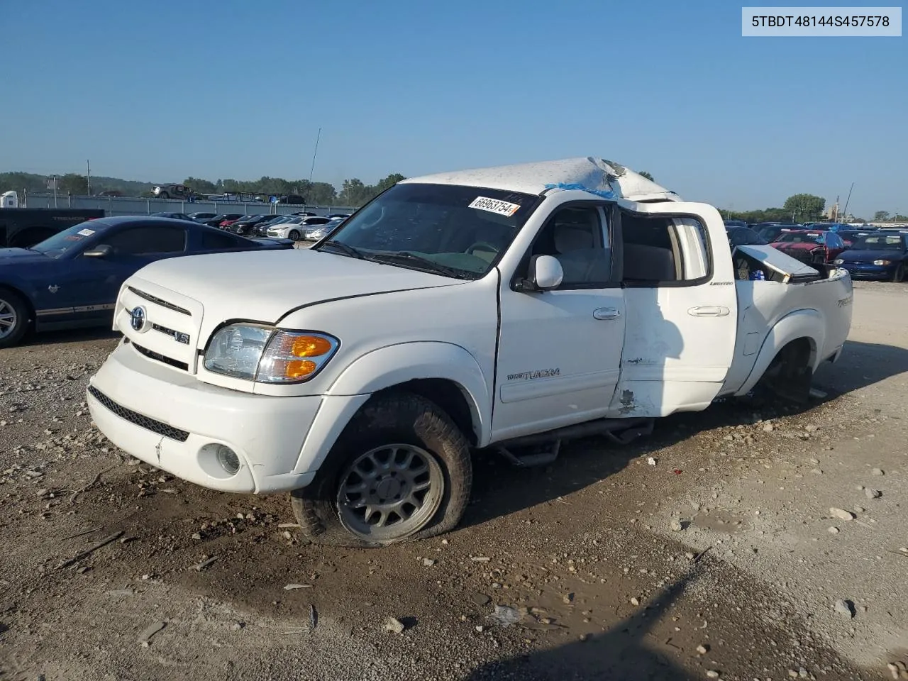 2004 Toyota Tundra Double Cab Limited VIN: 5TBDT48144S457578 Lot: 66963754