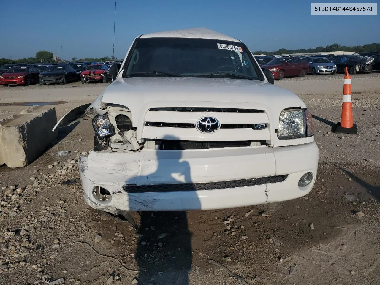 2004 Toyota Tundra Double Cab Limited VIN: 5TBDT48144S457578 Lot: 66963754