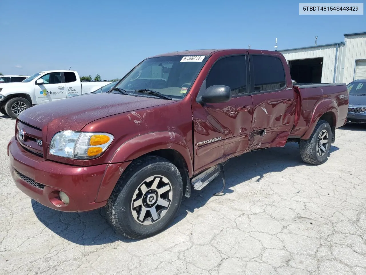 2004 Toyota Tundra Double Cab Limited VIN: 5TBDT48154S443429 Lot: 67399714