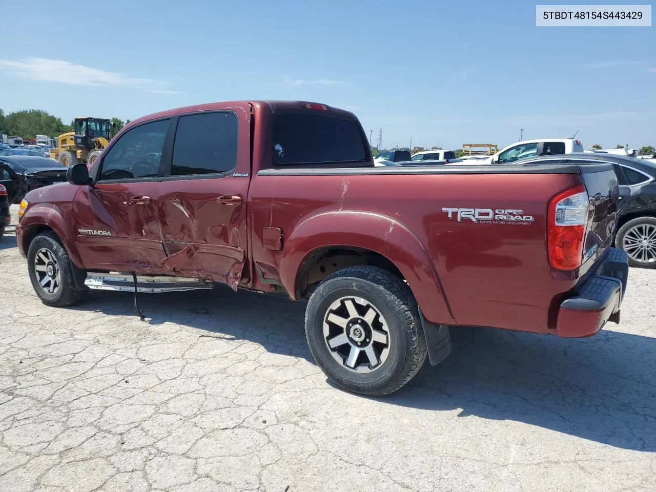 2004 Toyota Tundra Double Cab Limited VIN: 5TBDT48154S443429 Lot: 67399714