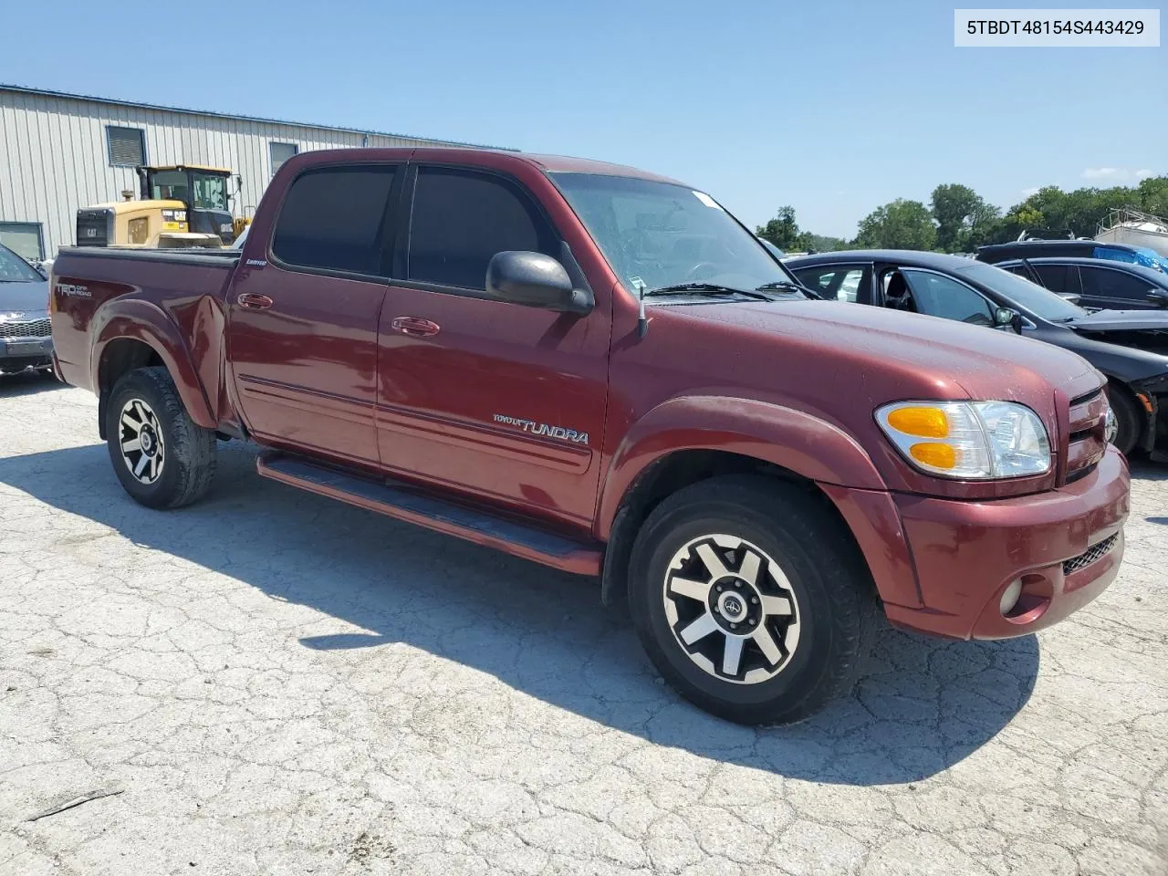 2004 Toyota Tundra Double Cab Limited VIN: 5TBDT48154S443429 Lot: 67399714