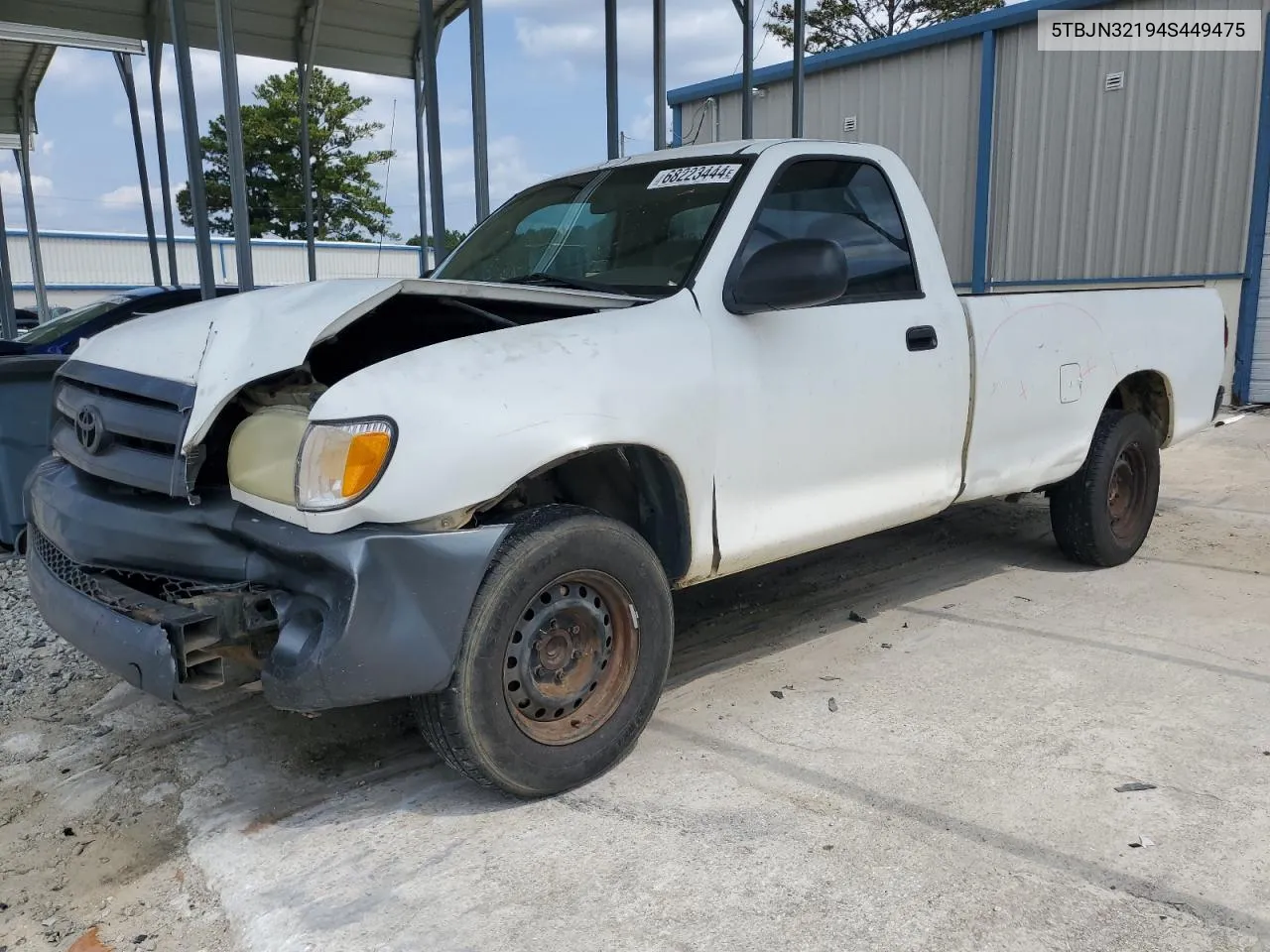 2004 Toyota Tundra VIN: 5TBJN32194S449475 Lot: 68223444