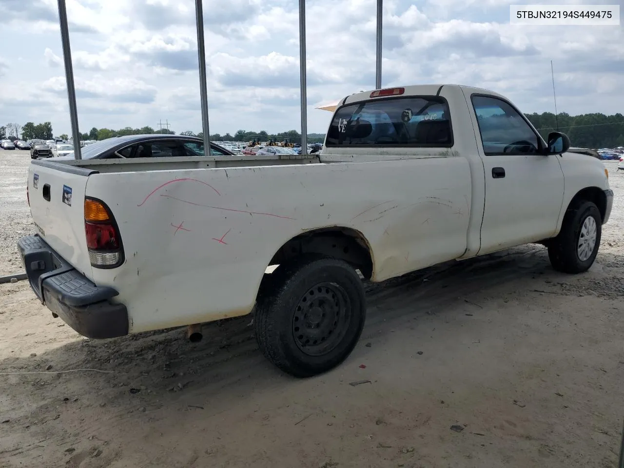 2004 Toyota Tundra VIN: 5TBJN32194S449475 Lot: 68223444