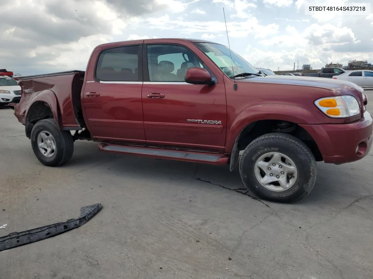 2004 Toyota Tundra Double Cab Limited VIN: 5TBDT48164S437218 Lot: 68526864