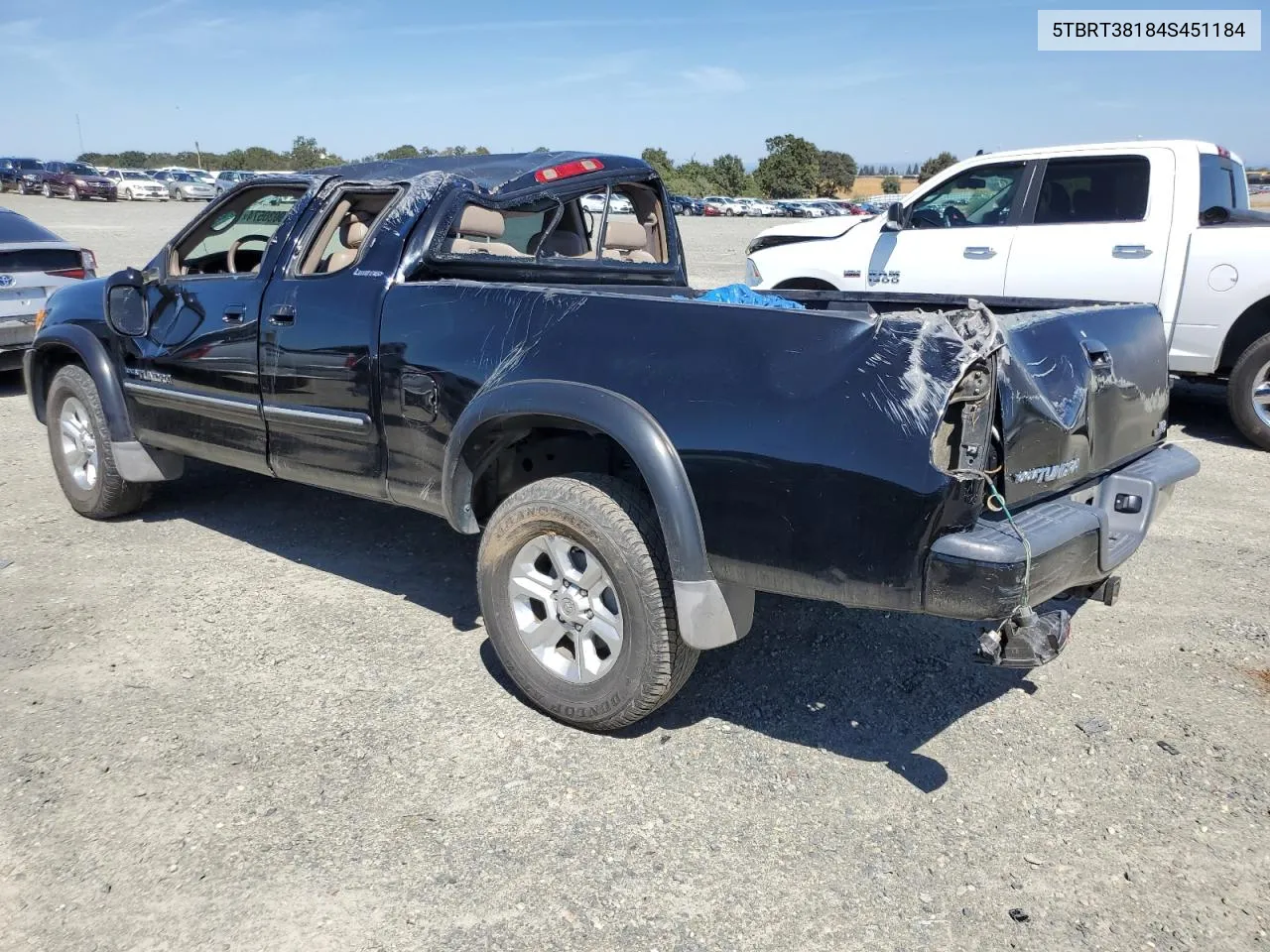 2004 Toyota Tundra Access Cab Limited VIN: 5TBRT38184S451184 Lot: 69030574