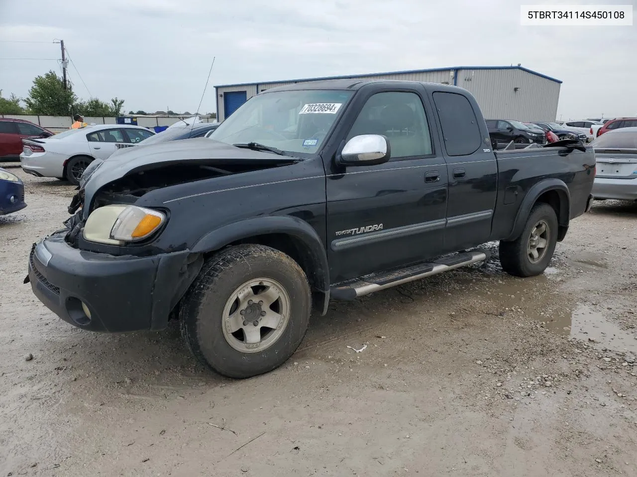 2004 Toyota Tundra Access Cab Sr5 VIN: 5TBRT34114S450108 Lot: 70328694