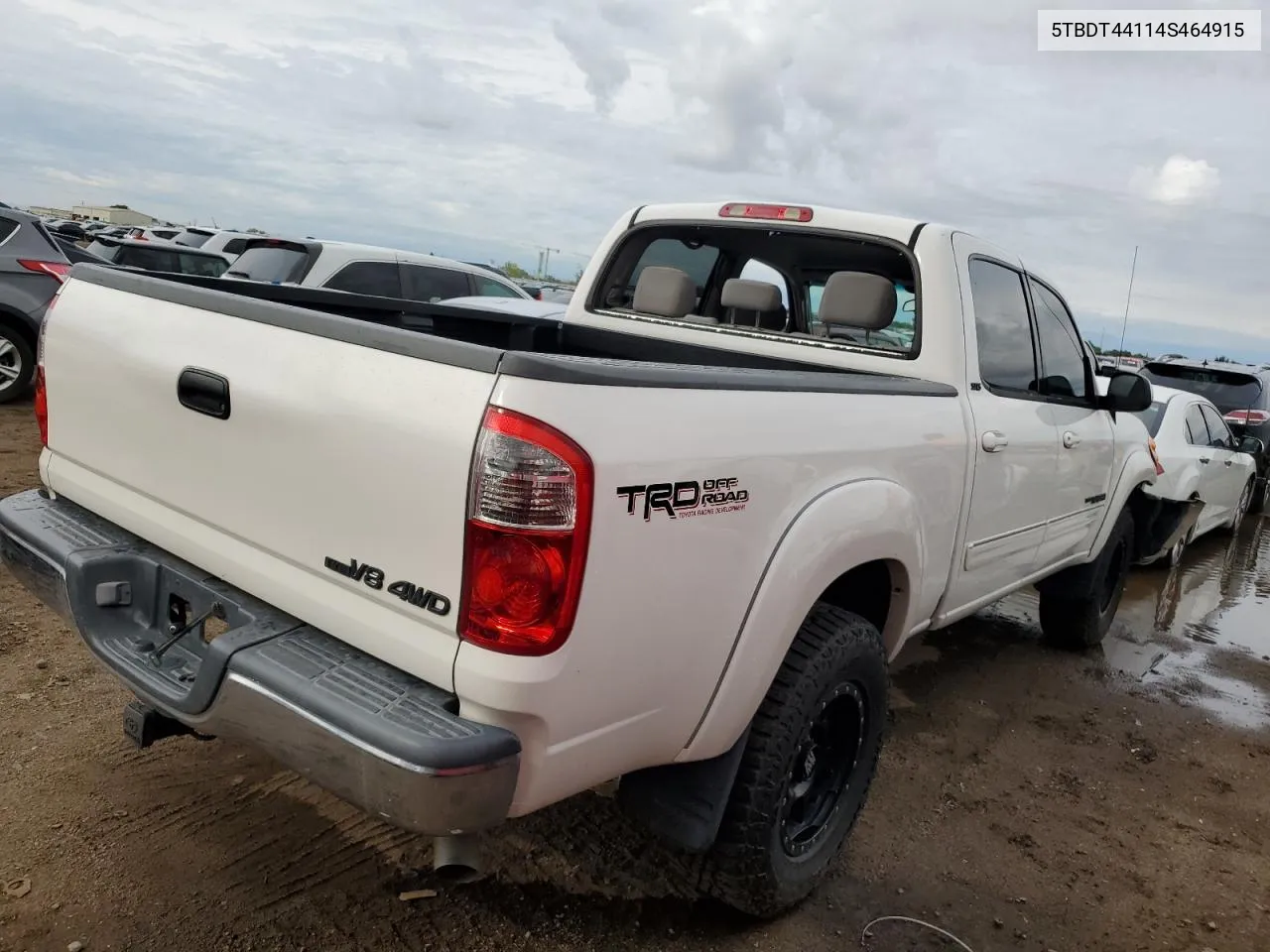 2004 Toyota Tundra Double Cab Sr5 VIN: 5TBDT44114S464915 Lot: 70344074