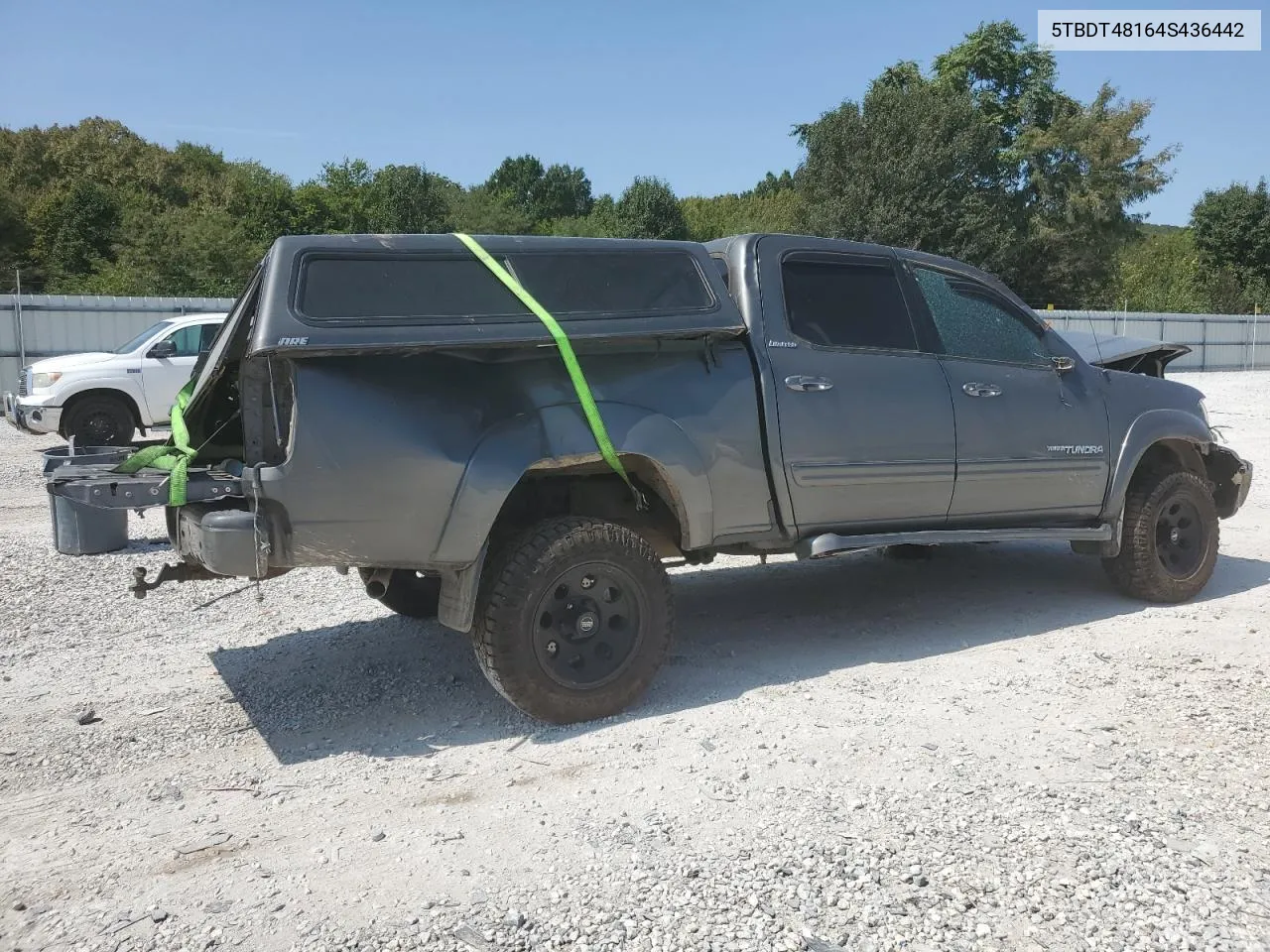 2004 Toyota Tundra Double Cab Limited VIN: 5TBDT48164S436442 Lot: 70672344