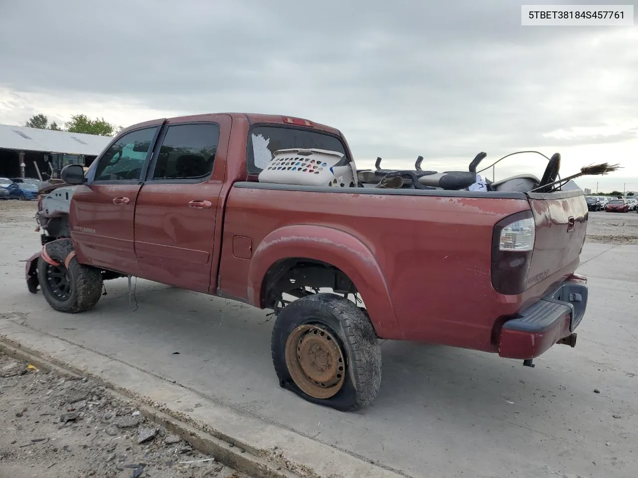 2004 Toyota Tundra Double Cab Limited VIN: 5TBET38184S457761 Lot: 70844304