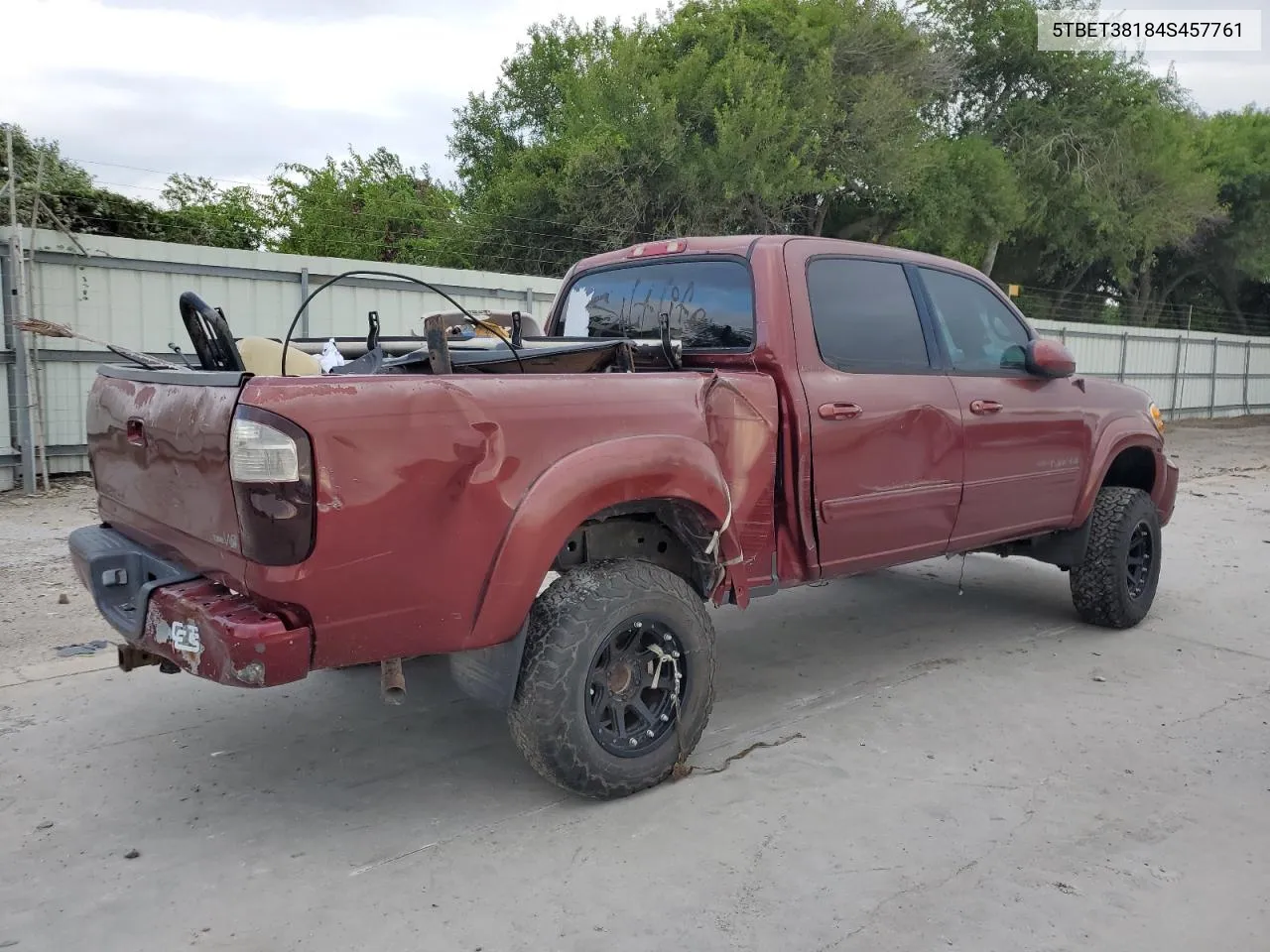 2004 Toyota Tundra Double Cab Limited VIN: 5TBET38184S457761 Lot: 70844304