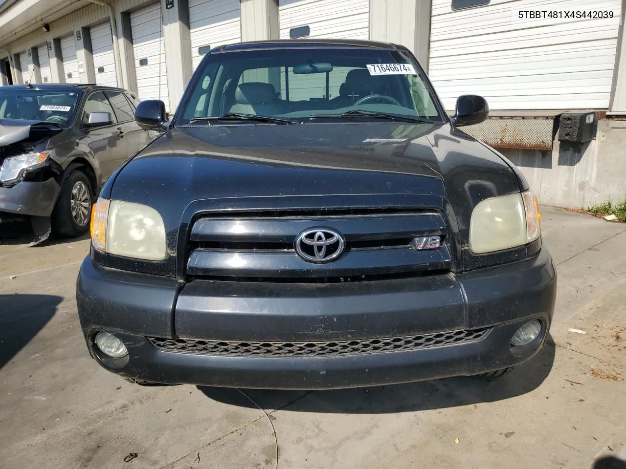 2004 Toyota Tundra Access Cab Limited VIN: 5TBBT481X4S442039 Lot: 71646674