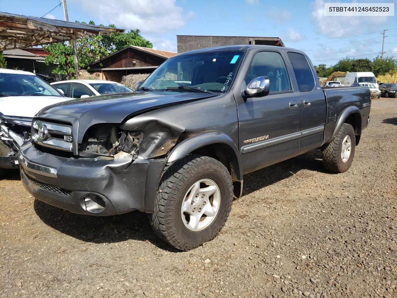 2004 Toyota Tundra Access Cab Sr5 VIN: 5TBBT44124S452523 Lot: 72220314