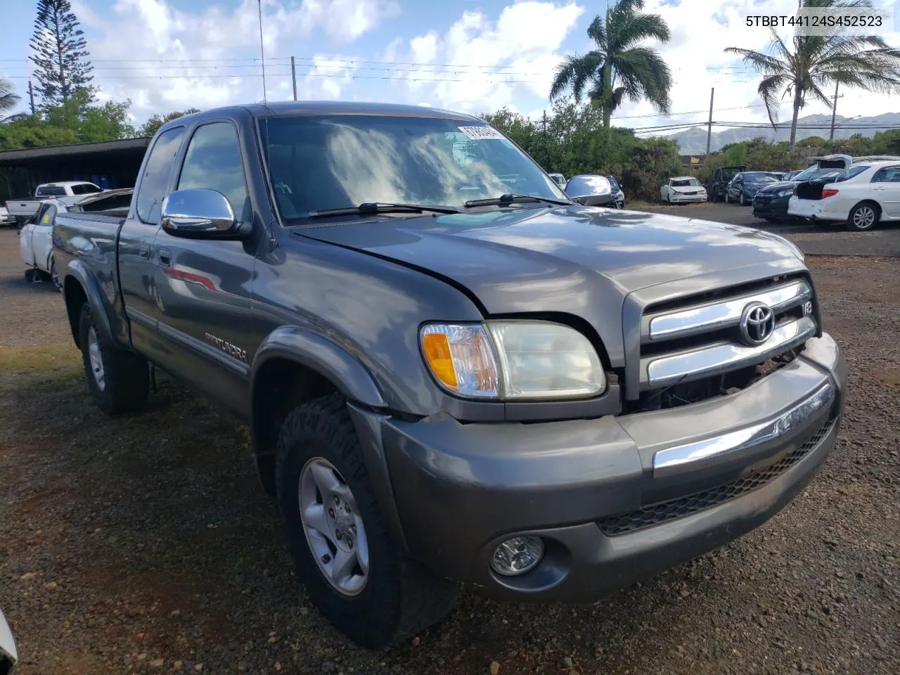 2004 Toyota Tundra Access Cab Sr5 VIN: 5TBBT44124S452523 Lot: 72220314