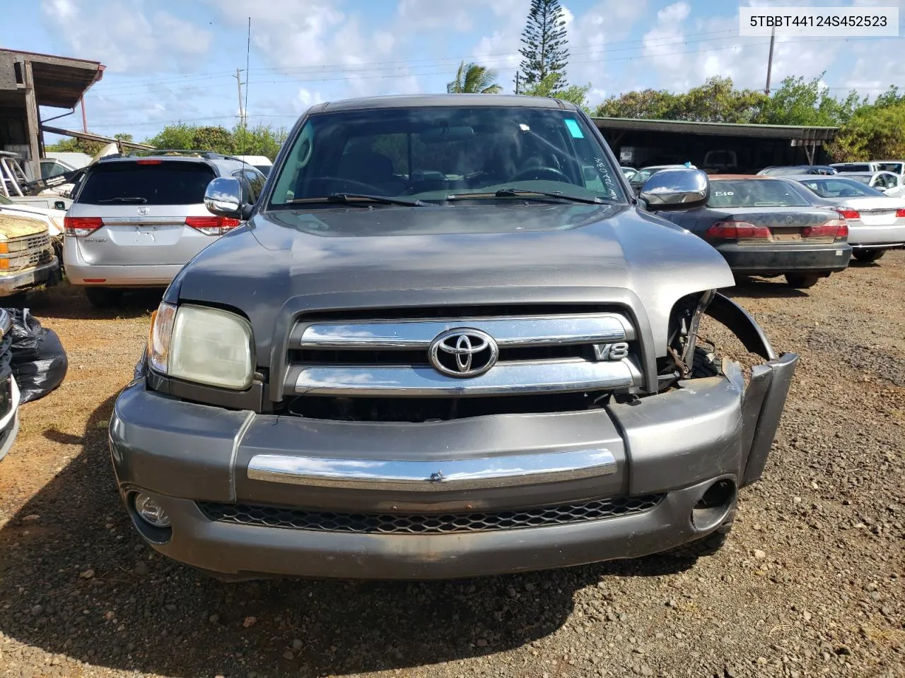 2004 Toyota Tundra Access Cab Sr5 VIN: 5TBBT44124S452523 Lot: 72220314