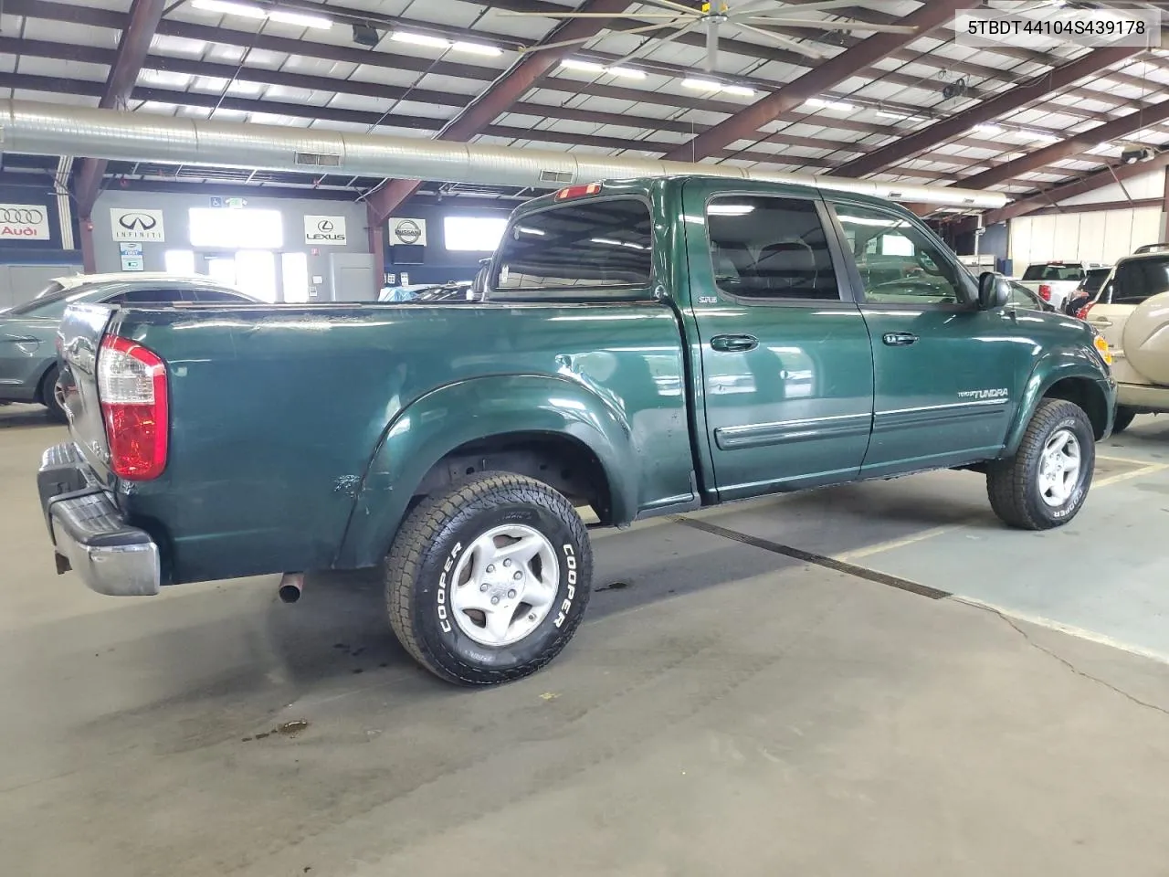 2004 Toyota Tundra Double Cab Sr5 VIN: 5TBDT44104S439178 Lot: 72400984