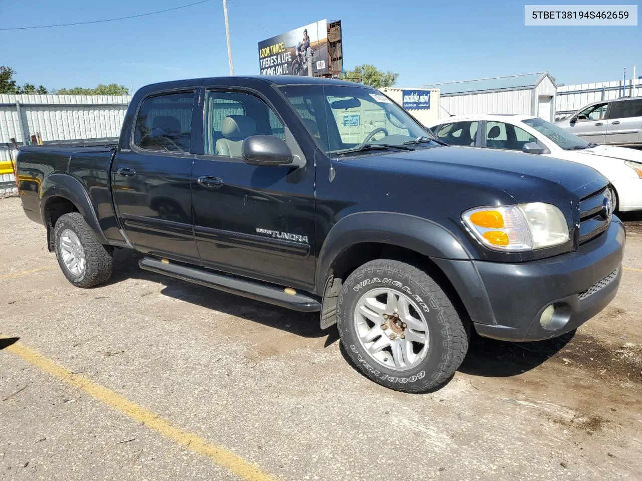 2004 Toyota Tundra Double Cab Limited VIN: 5TBET38194S462659 Lot: 73583044