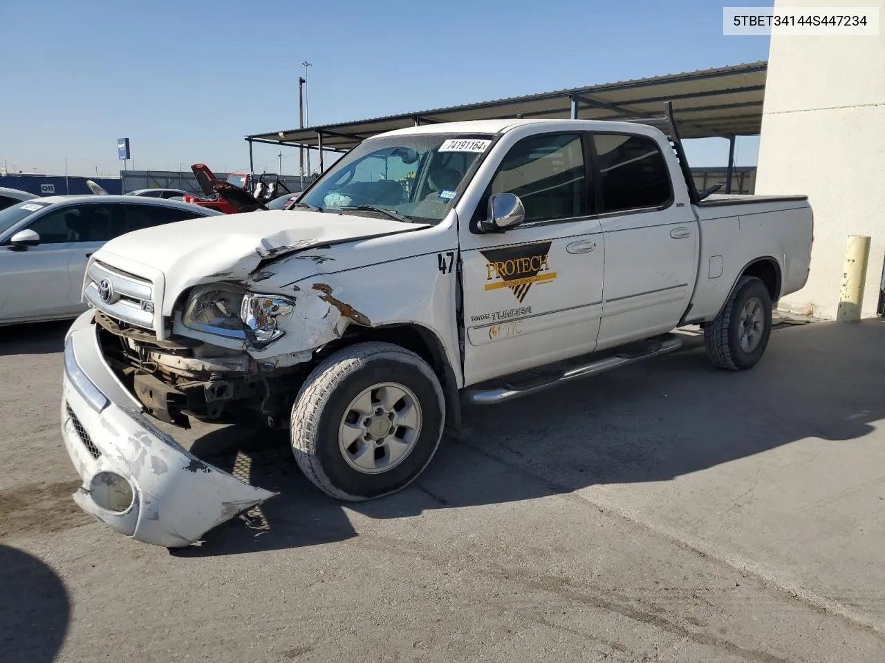 2004 Toyota Tundra Double Cab Sr5 VIN: 5TBET34144S447234 Lot: 74191164