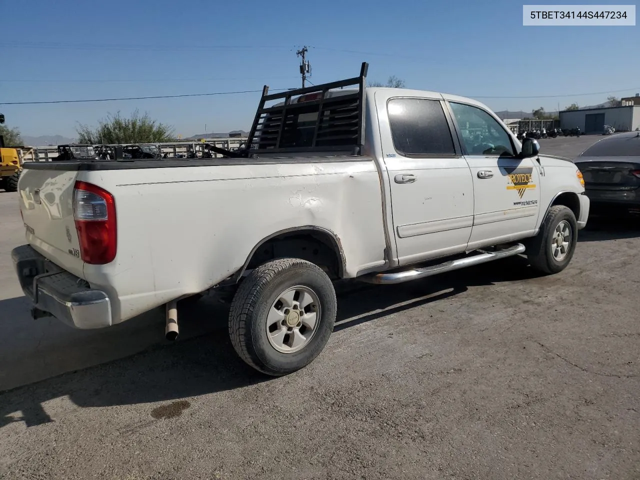 2004 Toyota Tundra Double Cab Sr5 VIN: 5TBET34144S447234 Lot: 74191164