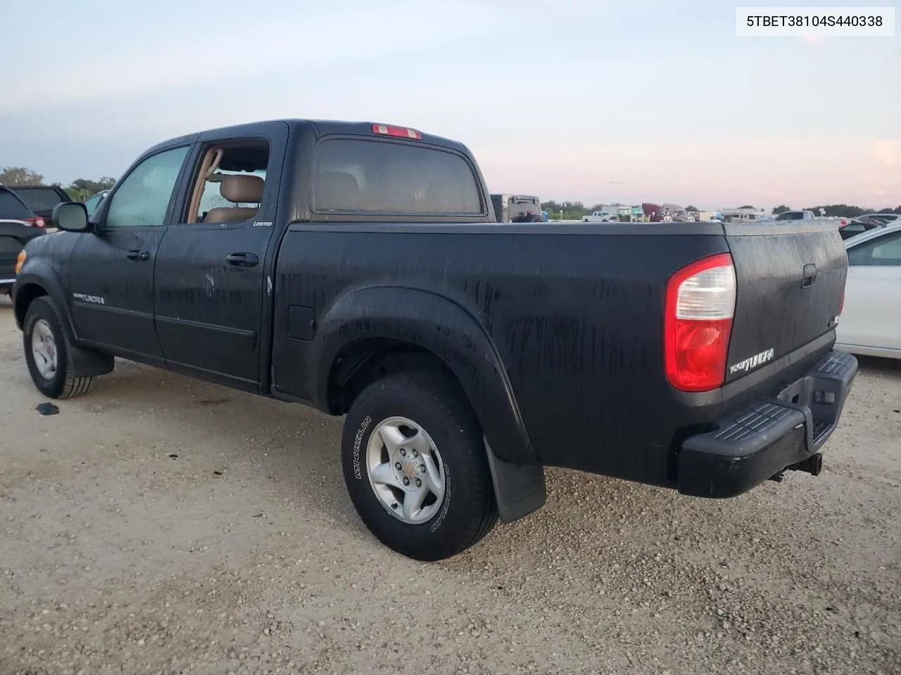 2004 Toyota Tundra Double Cab Limited VIN: 5TBET38104S440338 Lot: 74281524