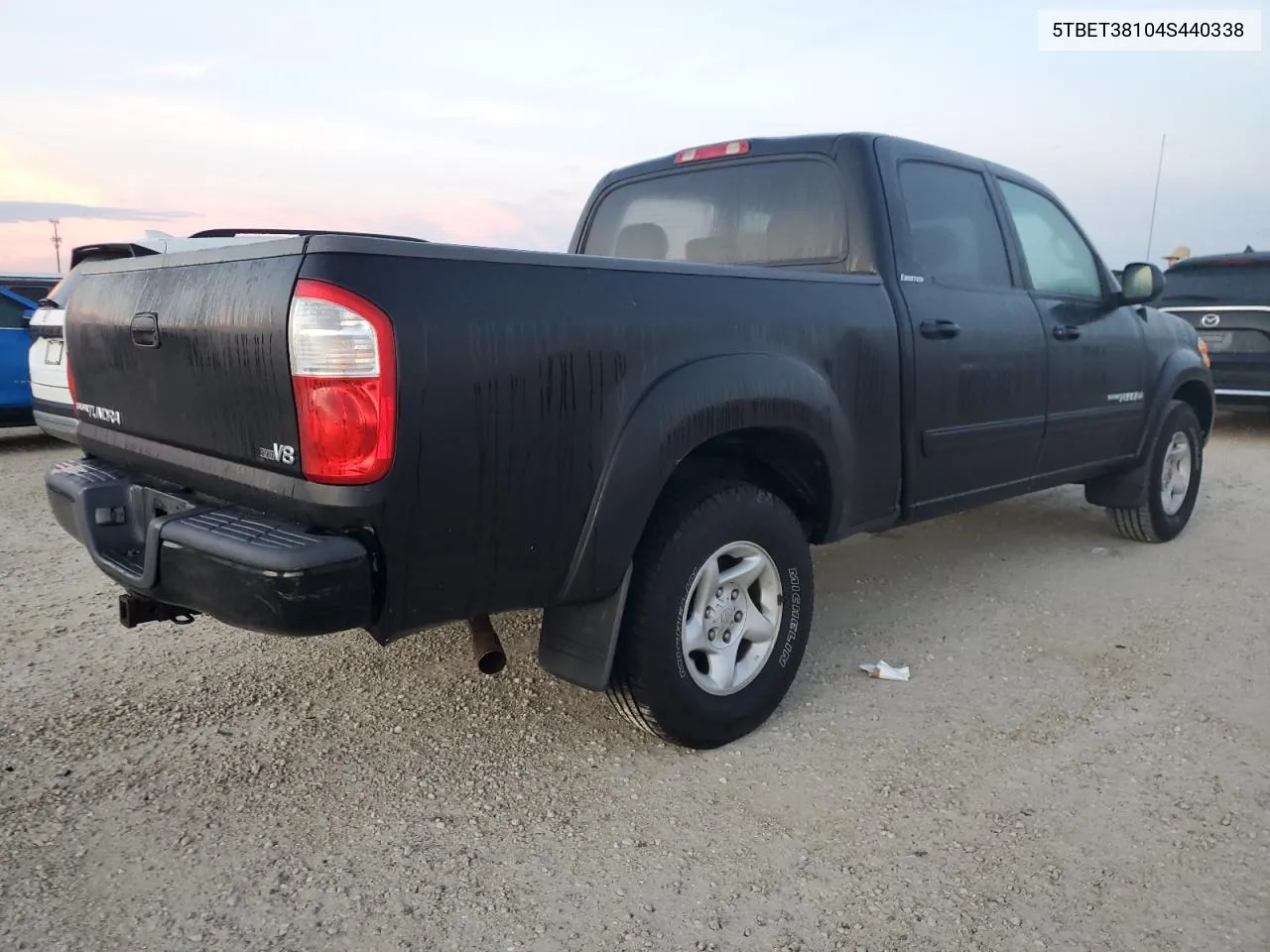 2004 Toyota Tundra Double Cab Limited VIN: 5TBET38104S440338 Lot: 74281524