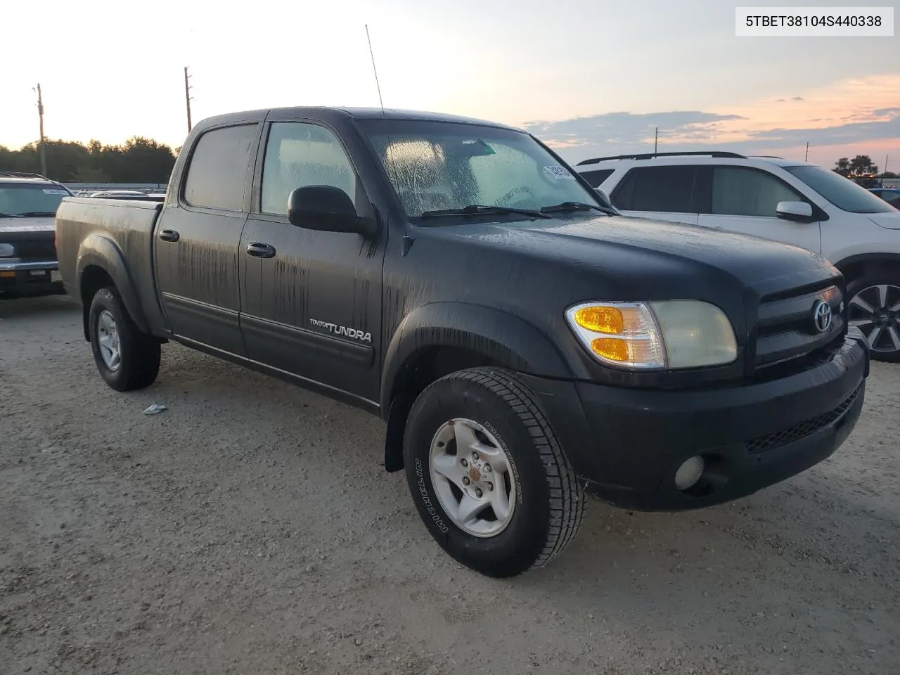 2004 Toyota Tundra Double Cab Limited VIN: 5TBET38104S440338 Lot: 74281524