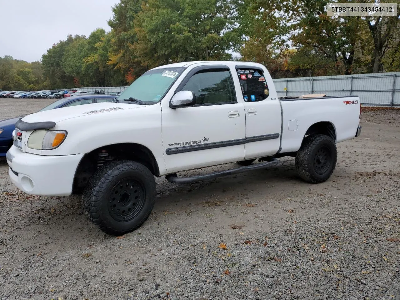 2004 Toyota Tundra Access Cab Sr5 VIN: 5TBBT44134S454412 Lot: 74703074