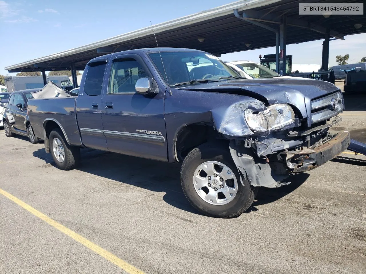 2004 Toyota Tundra Access Cab Sr5 VIN: 5TBRT34154S454792 Lot: 74825334