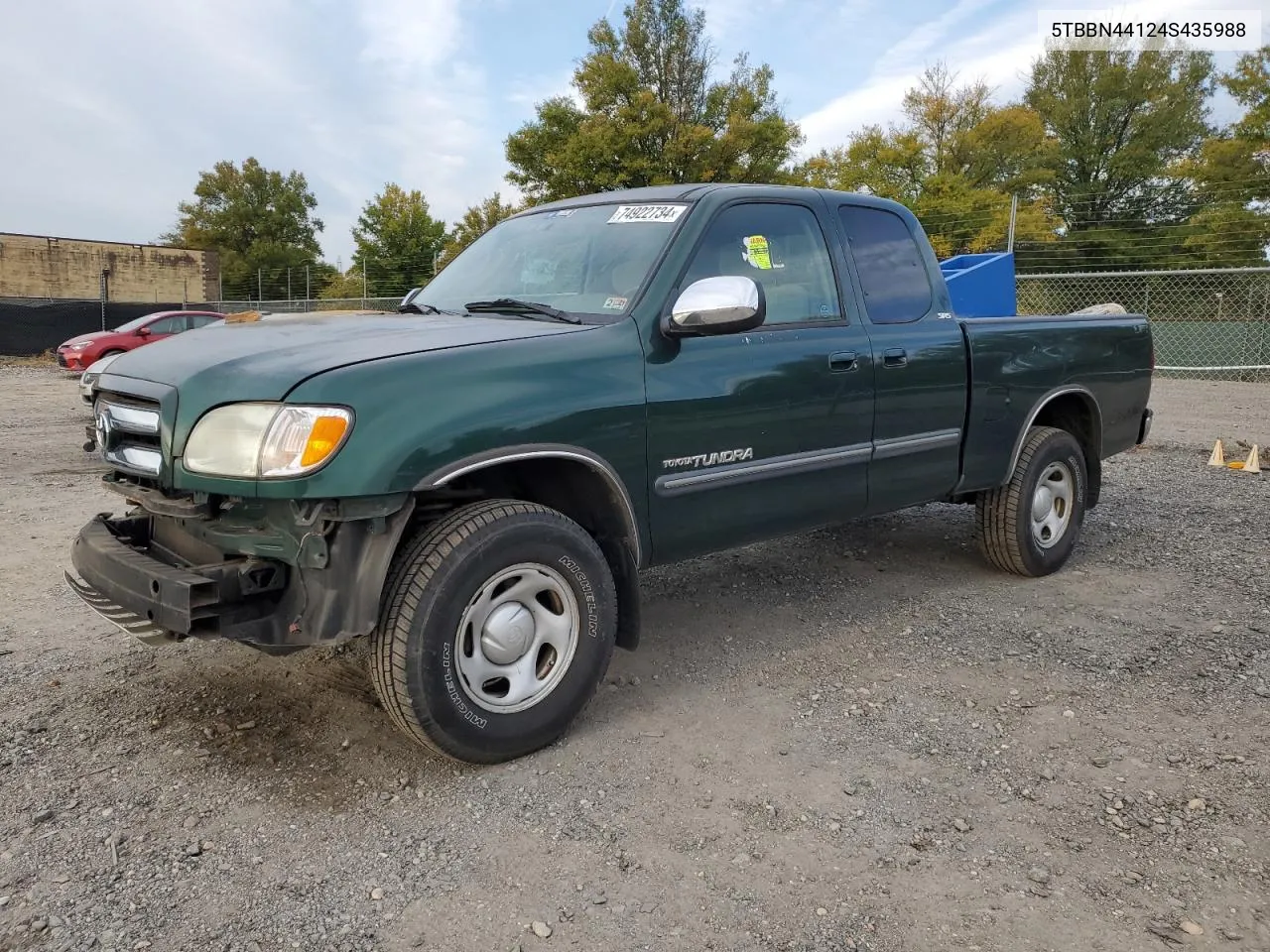 5TBBN44124S435988 2004 Toyota Tundra Access Cab Sr5