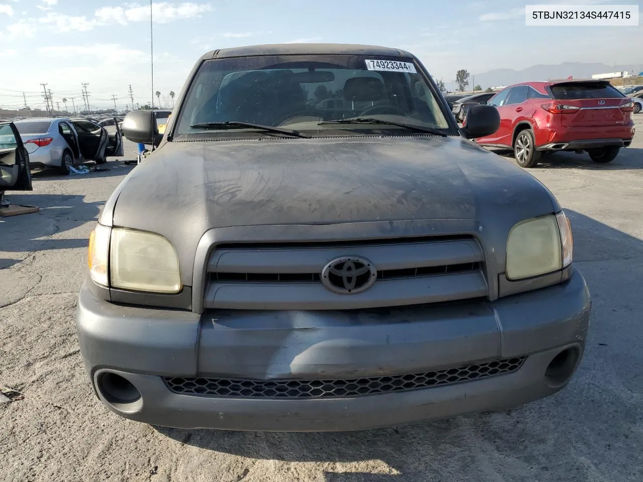 2004 Toyota Tundra VIN: 5TBJN32134S447415 Lot: 74923344