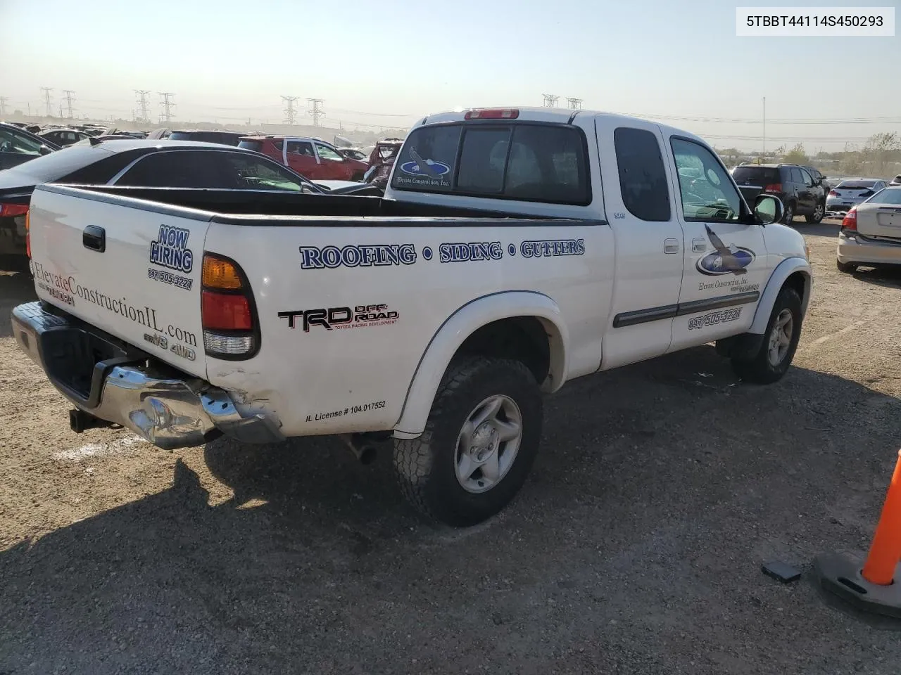 5TBBT44114S450293 2004 Toyota Tundra Access Cab Sr5