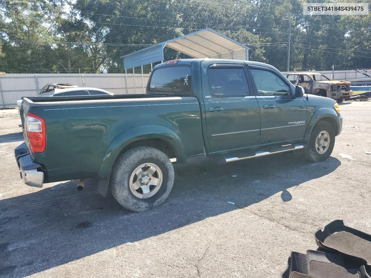 2004 Toyota Tundra Double Cab Sr5 VIN: 5TBET34184S439475 Lot: 75023414