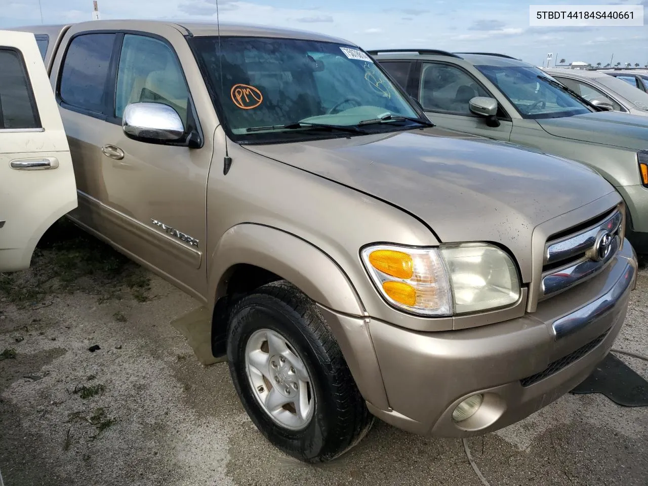 2004 Toyota Tundra Double Cab Sr5 VIN: 5TBDT44184S440661 Lot: 75078814