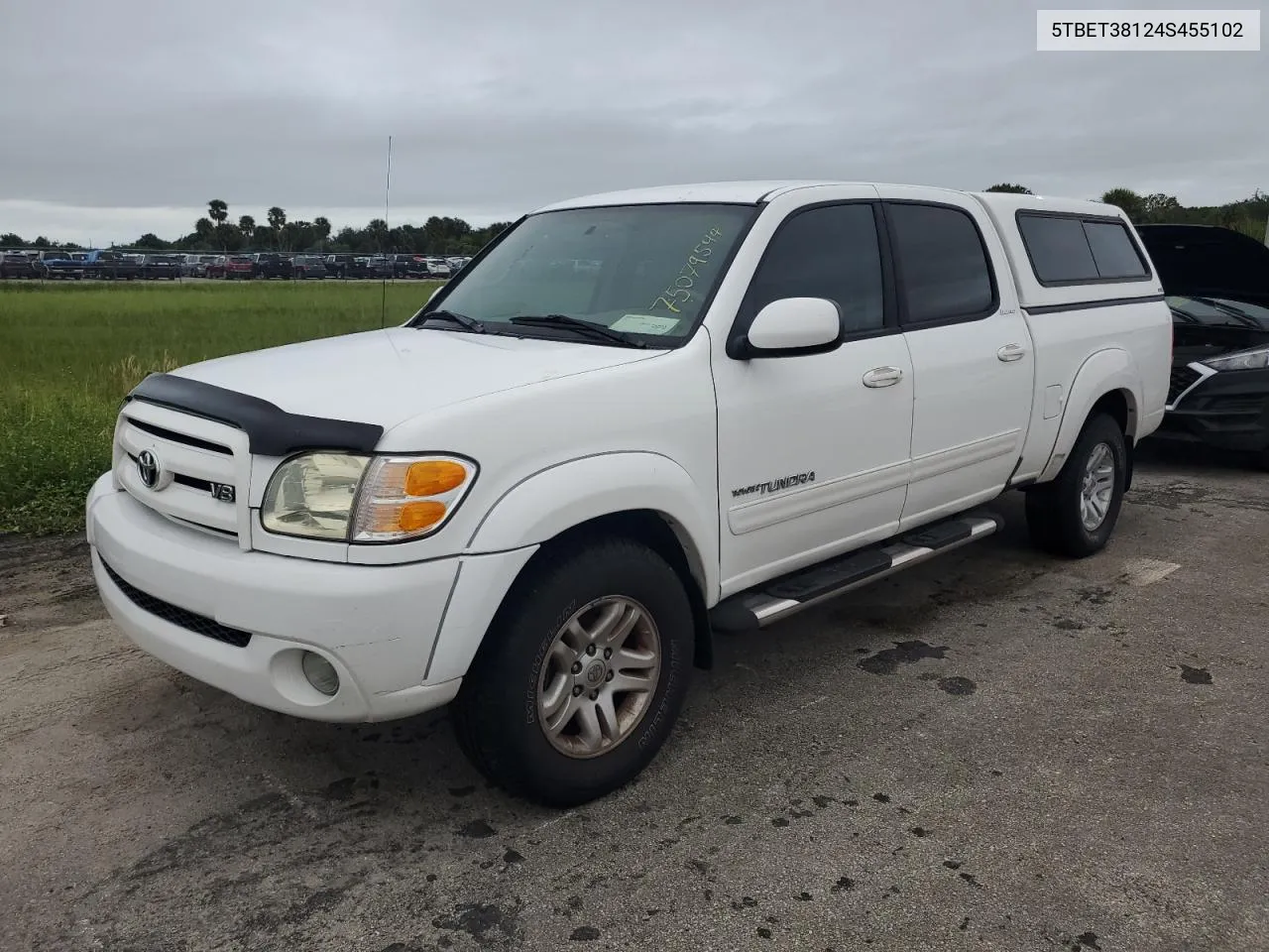 5TBET38124S455102 2004 Toyota Tundra Double Cab Limited