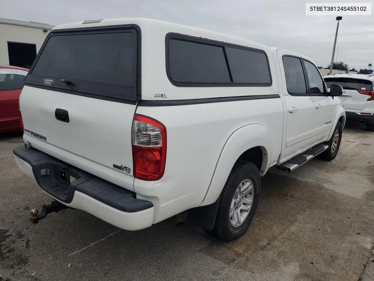 2004 Toyota Tundra Double Cab Limited VIN: 5TBET38124S455102 Lot: 75079544