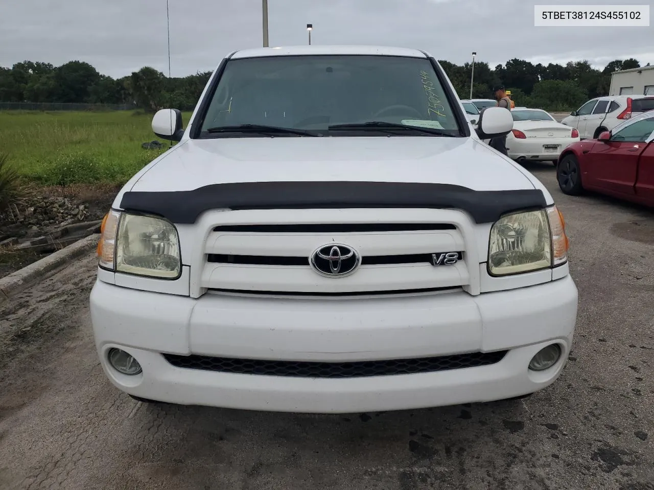 2004 Toyota Tundra Double Cab Limited VIN: 5TBET38124S455102 Lot: 75079544